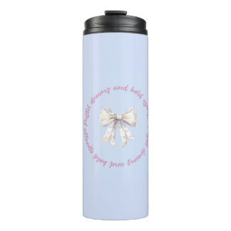 Pastel Dreams and Bold Espresso | Aesthetic Therma Thermosbeker