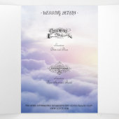 Pastel Dreamy Faire-part de mariage (Intérieur au milieu)