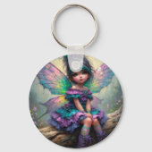 Pastel Droomfee Sleutelhanger (Achterkant)