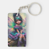 Pastel Droomfee Sleutelhanger (achterkant)