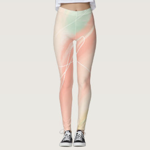 Pastel droomt van Abstracte kunst Leggings