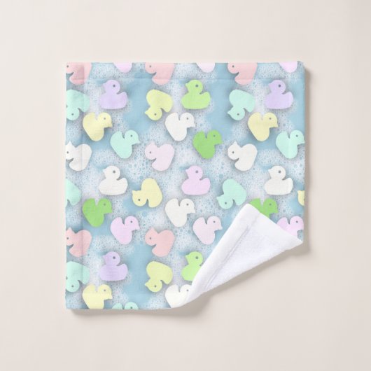 Pastel Ducks - Lait Bain (Gant de toilette)