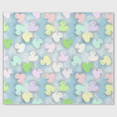 Pastel Ducks- Milky Bath Cadeaupapier (Vlak)