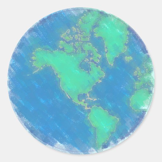 Pastel Earth Stickers (Voorkant)