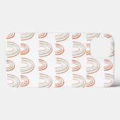 Pastel Earth Tone Boho Rainbow Patroon Case-Mate iPhone Case (Achterkant (horizontaal))