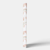 Pastel Earth Tone Boho Rainbow Patroon Case-Mate iPhone Case (Achterkant / Rechts)