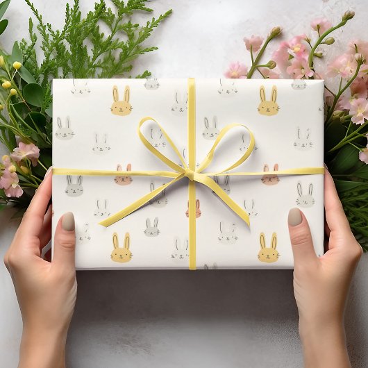 Pastel Easter Bunnies | Easter Wrapping Paper Cadeaupapier