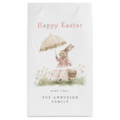 Pastel Easter Bunny Klein Cadeauzakje (Achterkant)