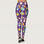 Pastel Easter Bunny Pattern Leggings (Achterkant)