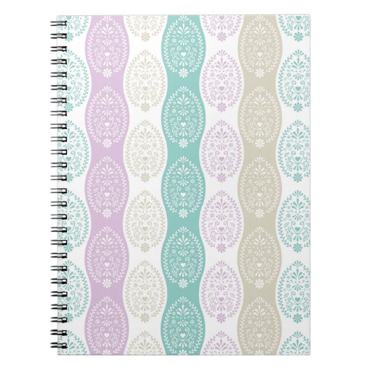 Pastel Easter Egg Pattern – Spring Holiday Design Notitieboek (Voorkant)