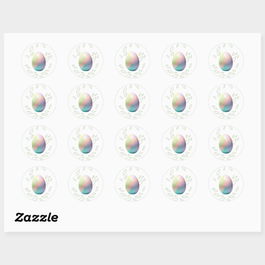 pastel easter egg Sticker (Vel)