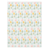 Pastel Easter Eggs Floral Pattern - Cute Spring  Tafelkleed (Voorkant)