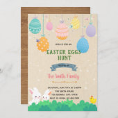 Pastel-easter-partijuitnodiging Bedankkaart (Voorkant / Achterkant)