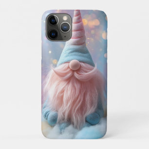Pastel Eenhoorn Gnoom / Gonk met pluizige roze baa iPhone 11 Pro Hoesje