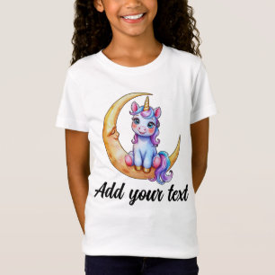Pastel Eenhoorn Meisjes T-shirt