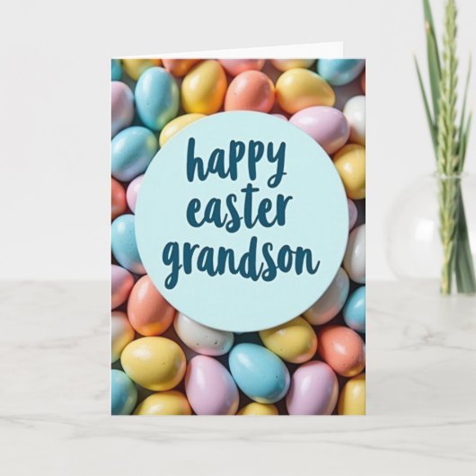 Pastel Egg Easter Card Kaart (Voorkant)
