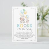 Pastel Elephant Apportez une carte de livre Modern (Debout devant)