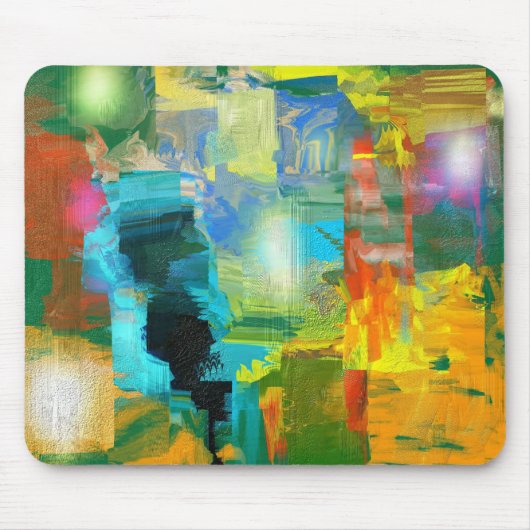 "Pastel Encryption" Mousepad Muismat (Voorkant)