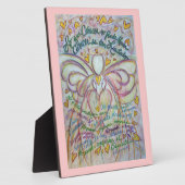 Pastel Espagnol Cancer Ange Peinture Poème Plaque (Côté)