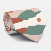 Pastel Esthetisch Abstract Stropdas (Opgerold)