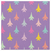 Pastel F-15 Eagle Fighter straalpatroon op Paarse