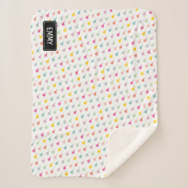 Pastel F-15E Strike Eagle Fighter Jet Custom Sherpa Deken