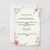 Pastel faire-part de mariage (Devant)