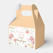 Pastel Fairy bloementuin thee feest verjaardag Bedankdoosjes (Voorkant Zijde)