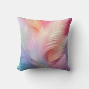 Pastel Feathers Kussen