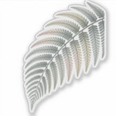 Pastel fern leaf* sticker (Voorkant)