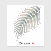 Pastel fern leaf*