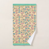 Pastel Feuille jaune (Serviette à main)