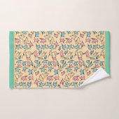 Pastel Feuille jaune (Serviette à main)