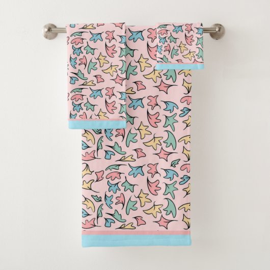 Pastel Feuille rose (En situation)