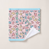 Pastel Feuille rose (Gant de toilette)