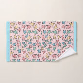 Pastel Feuille rose (Serviette à main)