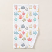 Pastel Feuilles (Serviette à main)