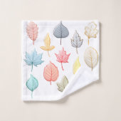 Pastel Feuilles (Gant de toilette)