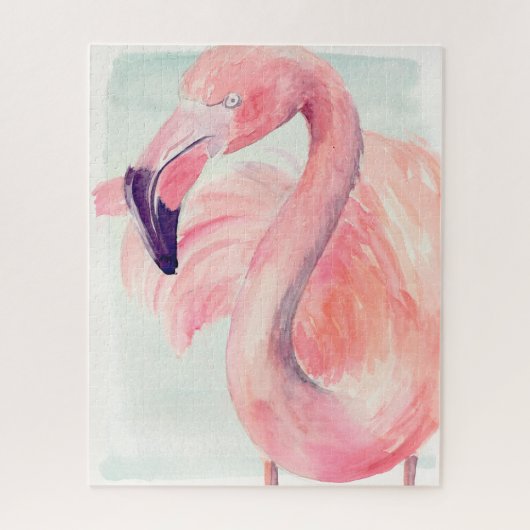 Pastel Flamingo Legpuzzel (Verticaal)