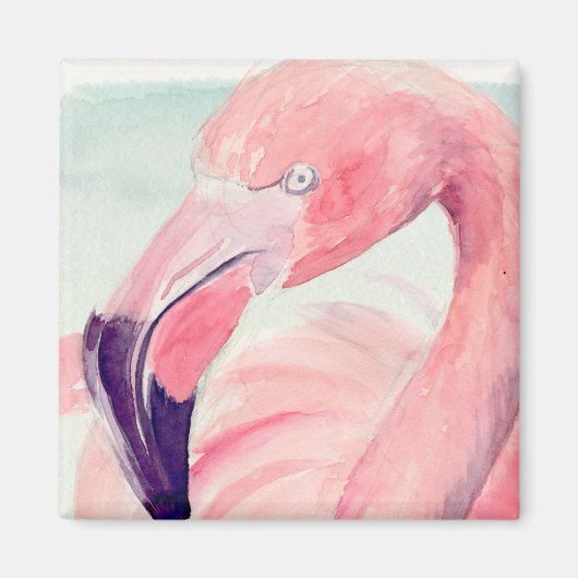 Pastel Flamingo Magneet (Voorkant)