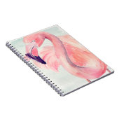 Pastel Flamingo Notitieboek (Rechterzijde)