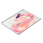 Pastel Flamingo Notitieboek (Linkerzijde)