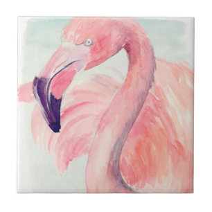 Pastel Flamingo Tegeltje