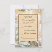Pastel Fleur sauvage Meadow Wedding carte rsvp (Devant)