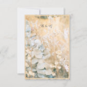 Pastel Fleur sauvage Meadow Wedding carte rsvp (Dos)