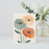 Pastel Flora in Stilte #096 Briefkaart (Staand voorkant)