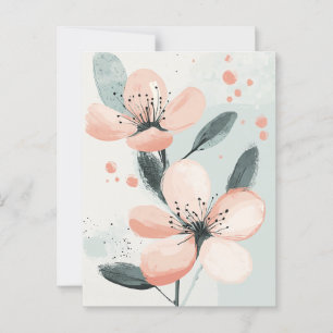 Pastel Flora in Stilte #097 Briefkaart