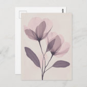 Pastel Flora in Stilte #100 Briefkaart (Voorkant / Achterkant)