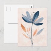 Pastel Flora in Stilte #104 Briefkaart (Voorkant / Achterkant)