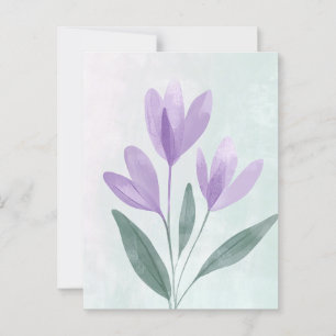 Pastel Flora in Stilte #107 Briefkaart